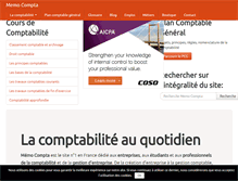 Tablet Screenshot of memocompta.fr